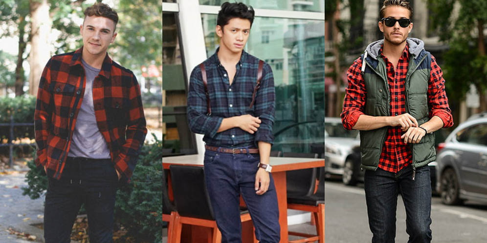 Biar Enggak Bosen, Ini Mix and Match Flanel